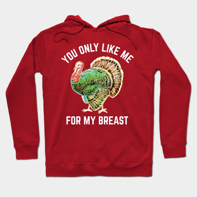 Funny Thanksgiving Like Me For My Breast Hoodie by PodDesignShop